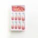 Justotry 24-Piece Gradient Pink Press-On Nails | Glossy Almond & Oval Artificial Nails for Women | French Nail Design Medium Length - Buy Online on GoSupps.com