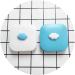 Buy Beautiful Blue Optometry Lens Container Box - Double Contact Lens Care Box for Easy Wear & Freshness - International Shipping Available - Buy Online on GoSupps.com