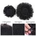 Shop Inch Afro Hair Bun Ponytail Extensions - Natural Synthetic Curly Donut Hairpiece for Black Women | Clip-In 1B - Buy Online on GoSupps.com