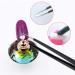 NUOMI 2 Pcs Straight Nail Tweezers Set with Silicone Pressing Head for Nail Art & Eyelash Extensions - Buy Online on GoSupps.com
