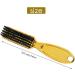 Viodmss Fade Brush Comb Scissors Cleaning Brush Barber Shop Skin Fade Vintage Oil Shape Carving Cleaning Brush Gold 3PC - Buy Online on GoSupps.com