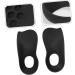 NOLITOY Orthotic Insoles for High Arches - 3 Pairs Foot Care Cushion Pads for Plantar Relief - Comfortable TPR Shoe Inserts - Buy Online on GoSupps.com