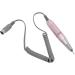 Nail Drill Handle Pink Electric File with Adjustable 0-3000rpm for Salon Pedicure ABS Metal Pink 5 Pin Plug - Buy Online on GoSupps.com