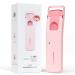 TOUCHBeauty Electric Eyelash Curler Heated Eyelash Curler with Smart Silicone Heating Pads Fast Heating Natural Curling Lash Styling Tools for Women AG-9906(Pink)
