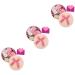 ABOOFAN 3pcs Preserved Flower Decoration Wedding Ceremony Decorations Wedding Favors Christmas Decor Rose Scented Soap Rose Shaped Soap Scented Soap Rose Petals Flower Arrangement Soap 16.2X16.2X8.2CMx3pcs Pinkx3pcs