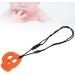 Silicone Sewing Ring for Teeth | Orange Skull Necklace - Safe Chewing Toy for Autism & Oral Motor Skills - Buy Online on GoSupps.com