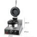 OPSREY Burger Waffle Maker Commercial 1300W Non-Stick Panini Press Hamburger Machine Electric Flip Waffle Iron Single Head Donut Machine 50 300 Adjustable Temperature Hamburger Machine - Buy Online on GoSupps.com