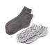 Earth Therapeutics Aloe Vera Socks - Moisturizing Treatment for Dry Feet, Cracked Heels, Calluses, Rough Skin - Grey/Confetti Gray - Buy Online on GoSupps.com