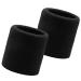 Flintronic welding tapes wrist absorbent wrist welding tapes for women and men fitness arm welding tape Sport welding strap bracelet soft cotton for handball football tennis bracelet - black