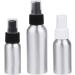 Milist Refillable Aluminum Spray Bottles - Set of 3 (30ml 50ml 100ml) - Travel-Friendly All-Purpose Cosmetic and Cleaning Containers - Black & White Options - Buy Online on GoSupps.com