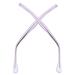 Wofashpuret 1 pair of glasses accessories Brille parts Sunglasses Sungl gel Replacement of the glasses hinge glasses repair set spare parts for glasses glasses bracket end tips violet frame metal purple 13x0.6cm