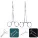 2pcs Stainless Steel Pet Hair Removal Forceps Hair Removal Clips Cupping Tong 18X7.5X0.2CM Silver - Buy Online on GoSupps.com