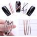 4 Rolls(One roll per size) Glitter Nail Art Striping Tape Lines Width 1+2+3mm-Striping Tape for Nail Art-Nail Striping Tape Foil-Nail Striping Tape Thick-Nail Striping Tape with Dispenser-Self-Adhesive DIY Nail Art Tape - Buy Online on GoSupps.com