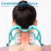 Zalati Manual Neck Massager | 6-Roll Deep Tissue Massage Roller for Neck Back Shoulders & Legs - Muscle Relaxation & Pain Relief - Buy Online on GoSupps.com