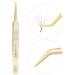 NAGARAKU 5 PCS Precision Eyelash Extension Tweezers Set with Storage Case - Straight & Curved Professional Volume Lash Tools - Buy Online on GoSupps.com