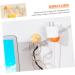 Buy CABILOCK 16 STK Self-Adhesive Wall Hooks - Durable ABS Plastic for Hake Care & Socket Storage - International Shipping Available - Buy Online on GoSupps.com