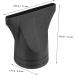 Baluue 4pcs Hair Accessories Hair Dryer Adapter Hair Dryer Hair Dryer Narrow Nozzle Plastic Black - Buy Online on GoSupps.com