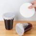 HEMOTON 500pcs Leak-Proof Sealing Paper Bottle Sealing Papers Coffee Strainer Paper Filter Paper Replacement Sealer Machine Disposable Cup Lid Sealer Filling Travel White Tea Cup re-usable 11.5X11.5X0.05CM - Buy Online on GoSupps.com