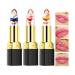 HADAVAKA Color-Changing Flower Lipstick Long-Lasting Moisturizing Lip Stick Non-Fade-Resistant Moisturizing Lip Balm Sheer Flower Jelly Lipstick (3PCS)