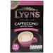 Lyons Premium Instant Coffee Bag Sachets + FabFinds Assorted Gift Mug (Cappuccino Unsweetened 4X 12Sachets) 720.0 gram Pack of 1 - Buy Online on GoSupps.com