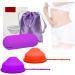 Shop IxyHKB Menstrual Disc - Soft Silicone Menstruation Cups for Normal & Heavy Bleeding (2 Pieces: Small & Large) - Eco-Friendly & Comfortable Solution - Buy Online on GoSupps.com