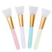 Face Mask Brush Silicone Mud Mask Brush Cosmetic Mask Brush for Eye Mask Serum or DIY 4 Pieces