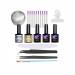 Nail Extension Kit Fiberglass Repair Kit Quickly & Easily Extension Natural Look Nail Art DIY Manicure Home Salon One Size A