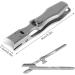 Stainless Steel Nail Clipper Wide Jaw Opening Toenail Cutter Heavy Duty Nail Clipper Ergonomic Curve Fingernail Trimmer for Adults Seniors Pets(Sliver) - Buy Online on GoSupps.com
