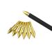 ZSHJGJR 24pcs Archery Target Field Points 75 Grain Screw in Bullet Points Hunting Arrowheads Arrow Tips for Target Hunting Shooting Practice gold