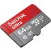 SanDisk 64GB Ultra MicroSDXC Memory Card with Adapter - 100MB/s Speed, Full HD, A1 Performance - SDSQUAR-064G-GN6MA - Buy Online on GoSupps.com