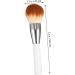 Ipetboom White Foundation Makeup Brush Foundation Brush Cosmetic Blush Artificial Fiber White Makeup Brush Tool - Buy Online on GoSupps.com