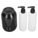 Individual bottle oilers with LED display and temperature control portable for travel use keeps lotions and creams over body temperature (EU connector)