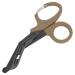 Titanium Bandage Shears 7.2'' Bent Stealth Black - EMT & Trauma Scissors for Nurses & Students - Emergency Room Essential (Brown) - Buy Online on GoSupps.com