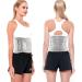Breathable Lower Back Bandage & Adjustable Waist Support for Pain Relief - Double Compression Lumbar Belt for Herniated Discs - Unisex Light Gray (XXL) - Buy Online on GoSupps.com