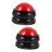 FRCOLOR 2 STK Massage globe Portable Massage Loungmable Massage device Lacrosse Massage device Handball Massageball Yoga accessories Fitness training ball Handy practice ball fitness equipment PP