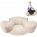 Inflatable Large Meditation Cushion for Zafu Yoga - Meditation Floor Pillow for Sitting on The Floor - Large Floor Cushion Seating for Adults, Washable Cover, for Yoga Living Room Balcony Office