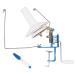 (High Speed) LAMXD Needlecraft Large Jumbo Metal Yarn/Wool/String/Fiber Ball Winder Hand Operated,10-Ounce