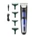 Hair Clippers for Men Waterproof Barber The Electric LED Displays The Hairdressing Tool USB Clipper Shaved Hair Carved Oil Head Push Shear (Color : OneColor)