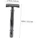Angoily Women's Manual Safety Razor Set - Metal Double-Cutter Facial & Beard Razor for Precision Shaving - Buy Online on GoSupps.com