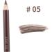 OHPHCALL 2pcs Makeup Eyebrow Pencils Double Head Eyebrow Leopard Eyeliner Pencil Eyebrow Pencil Black 1 count (Pack of 1) Brown - Buy Online on GoSupps.com