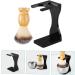 Fomiyes Shaving Set - 2 Sets of Jack Shaving Stands for Men | Dual Shaving Brush Holder & Beard Brush Storage | Acrylic Razor Stand for Grooming - Buy Online on GoSupps.com