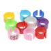 Perfk 50 Multi-Colored Aluminum Pigeon & Chicken Leg Rings - Identification Bands for Birds & Poultry - Buy Online on GoSupps.com