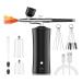 TRIPPER Airbrush Kit 30PSI Cordless Rechargeable High-Pressure Non-Clogging Air BrushGun for Nail Art Painting Black