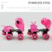 2pcs Rubber Roller Skate Toe Stoppers - Rosy | Replacement Brake Blocks for Roller Skates - Skate Accessories - Buy Online on GoSupps.com