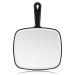 OWBIA Large Hand Mirror, Handheld Mirror with Handle, Salon Mirror for Barber Hairdressing (12.4" x 9")