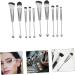 FRCOLOR 2 Sets Metal Handle Makeup Brush Eye Shadow Eyebrow Brush Eyeshadow Loose Powder Brush Eye Makeup Brush Makeup Brush for Women Blush Brush Concealer Brush Beaded Stainless Steel - Buy Online on GoSupps.com