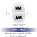 Remind N Time Daily AM/PM Portable Travel Pill Organizer - Clear Vitamin & Medicine Box with Snap-Shut Lids for Easy Travel | Shop Now - Buy Online on GoSupps.com