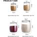 Sions Clear Glass Rice Dispenser Grain Storage Bucket with Sealing Lid Multifunctional Flour And Grain Container Creative Glass Food Storage Container 6kg - Buy Online on GoSupps.com