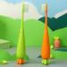 Beaupretty 6pcs Cartoon Carrot Toothbrush Set for Babies - Soft Bristle Training Brushes for Oral Care & Travel - Buy Online on GoSupps.com