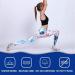 Pain Relief Socks - 2 Pairs Heelsium Neuropathy Compression Sleeves for Foot & Heel Pain - Arch Support - Small-Medium White - Buy Online on GoSupps.com